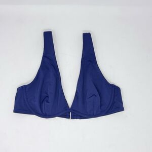 Athleta Swim Underwire Bikini Top Blue Size 34B/C Summer Vacation Pool Beach
